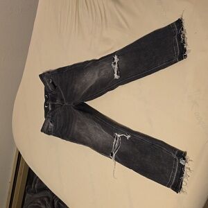 Vervet women's jeans, gray/washed black, size 28